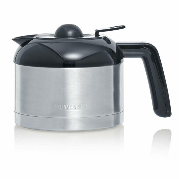 SEVERIN KA4845 Cafetera con filtro isotérmico TypeSwitch, Selector de aroma, 8 tazas, Capacidad: 1 L, Potencia: 1000 W, Acero inoxidable / Negro 3