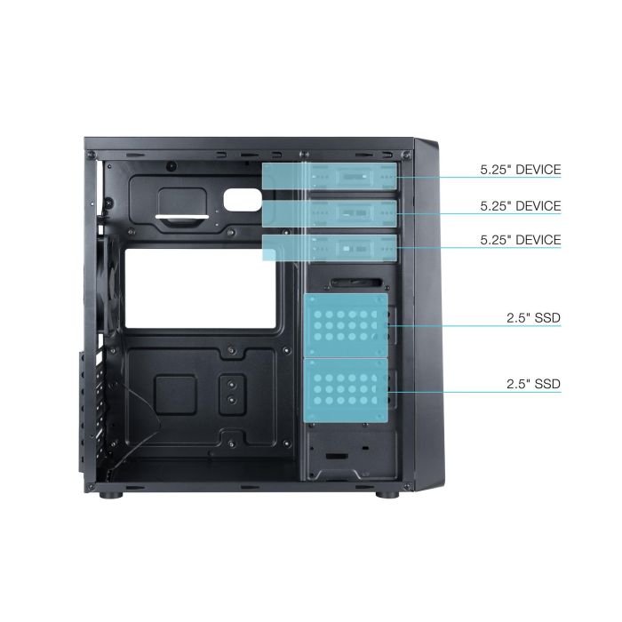 TOOQ CAJA SEMITORRE ATX TQC-5701U3C-B USB3.0 2 TOOQ CAJA SEMITORRE ATX TQC-5701U3C-B USB3.0 2