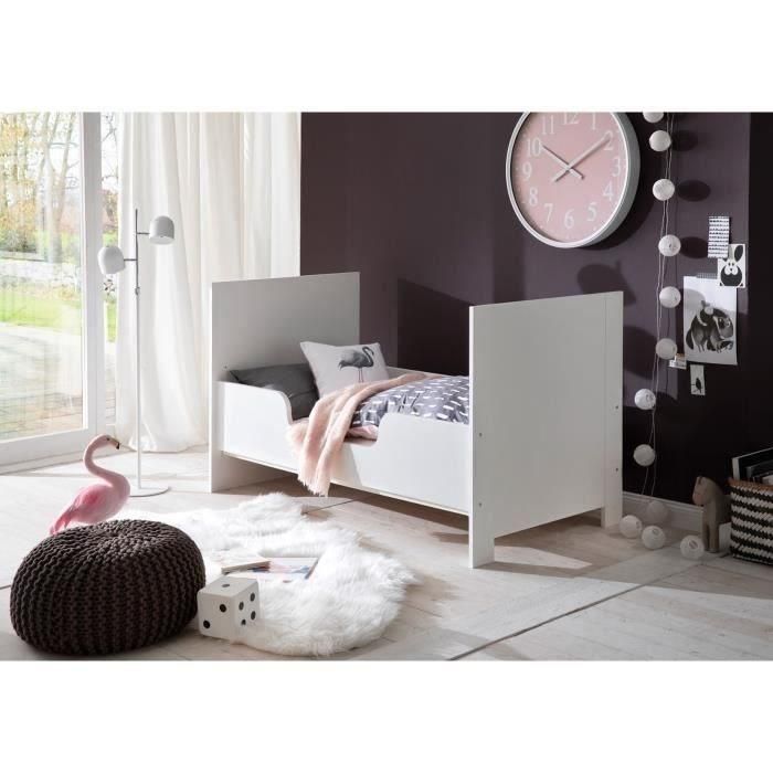 Kit evolución OLIVIA para cuna - Compatible con habitaciones Duo y Trio BERRY y NIKO - L140 x H27 x P2 cm - Blanco 0 Kit evolución OLIVIA para cuna - Compatible con habitaciones Duo y Trio BERRY y NIKO - L140 x H27 x P2 cm - Blanco 0