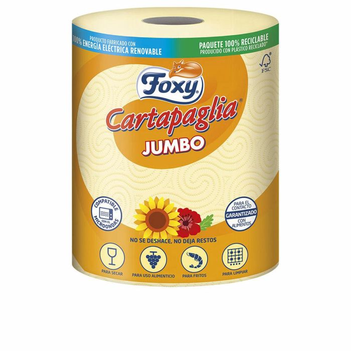 Foxy Cartapaglia Jumbo Papel Cocina Especial Fritos 60 Metros