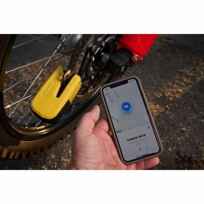 Abus Candado de disco 8078 Detecto YE SRA Amarillo SRA 3 Abus Candado de disco 8078 Detecto YE SRA Amarillo SRA 3