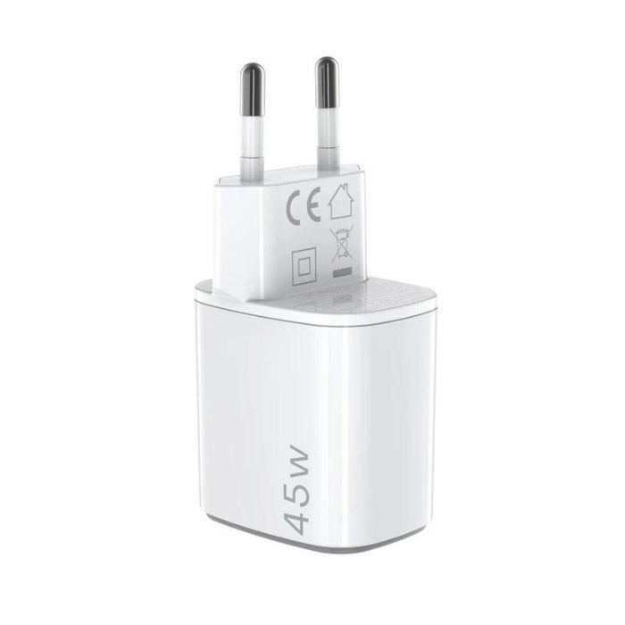 Cargador de Pared Celly UPTC2USBC45WWH Blanco 10 Cargador de Pared Celly UPTC2USBC45WWH Blanco 10