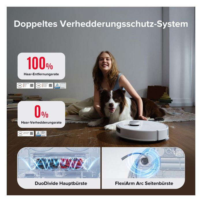 Roborock Qrevo Curv 5A1 Robot Aspirador y Fregador con Estación Base Multifunción Sin Bolsa, Color Negro y Blanco Roborock Qrevo Curv 5A1 Robot Aspirador y Fregador con Estación Base Multifunción Sin Bolsa, Color Negro y Blanco