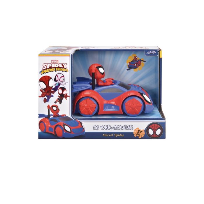 Simba 203223000 Coche RC Spidey Web Crawler 1:24 Radio Control 1 Canal con Figura Spiderman Integrada para Niños +3 años 1 Simba 203223000 Coche RC Spidey Web Crawler 1:24 Radio Control 1 Canal con Figura Spiderman Integrada para Niños +3 años 1