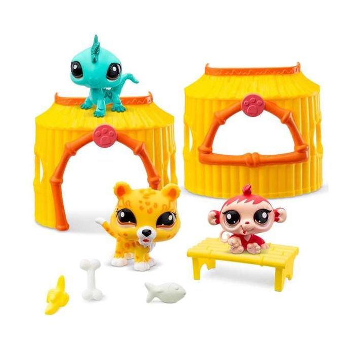 Set figura littlest pet shop tiki jungle. 17,8x20,3x6,35 cm 4