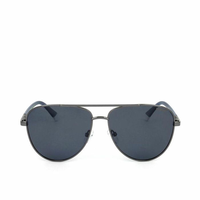 Polaroid PLD 4126/S Gafas de Sol para Hombre - Aviador, Montura Acero Inoxidable, Cristal 58 mm, Patillas 140 mm 1