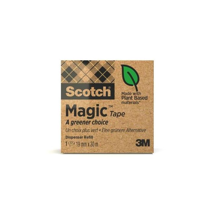 Cinta Adhesiva Scotch Magic 900 Sostenible Rollo 30X19