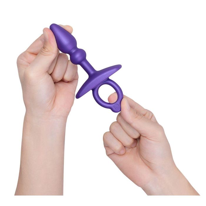 Plug Anal B-Vibe Morado (7,6 cm) 7 Plug Anal B-Vibe Morado (7,6 cm) 7