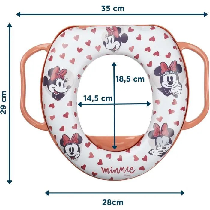Thermobaby AAAIA11512 Reductor de Inodoro Confort con Asas Minnie 2