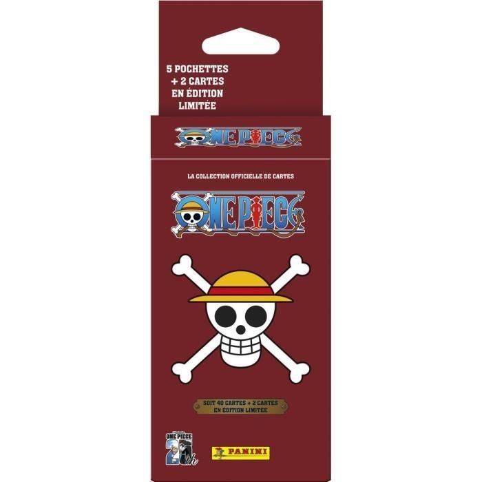 Blister - PANINI - One Piece TC 25th Anniversary - 5 fundas - 2 cartas Edición Limitada 1 Blister - PANINI - One Piece TC 25th Anniversary - 5 fundas - 2 cartas Edición Limitada 1