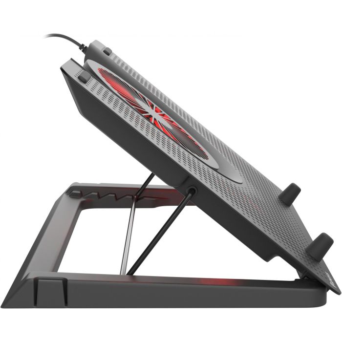 GENESIS Oxid 550 Base Refrigeradora para Portátil 17.3" (43.9 cm) 5 Ventiladores 2800 RPM, Iluminación LED Roja, Negro 20 GENESIS Oxid 550 Base Refrigeradora para Portátil 17.3" (43.9 cm) 5 Ventiladores 2800 RPM, Iluminación LED Roja, Negro 20