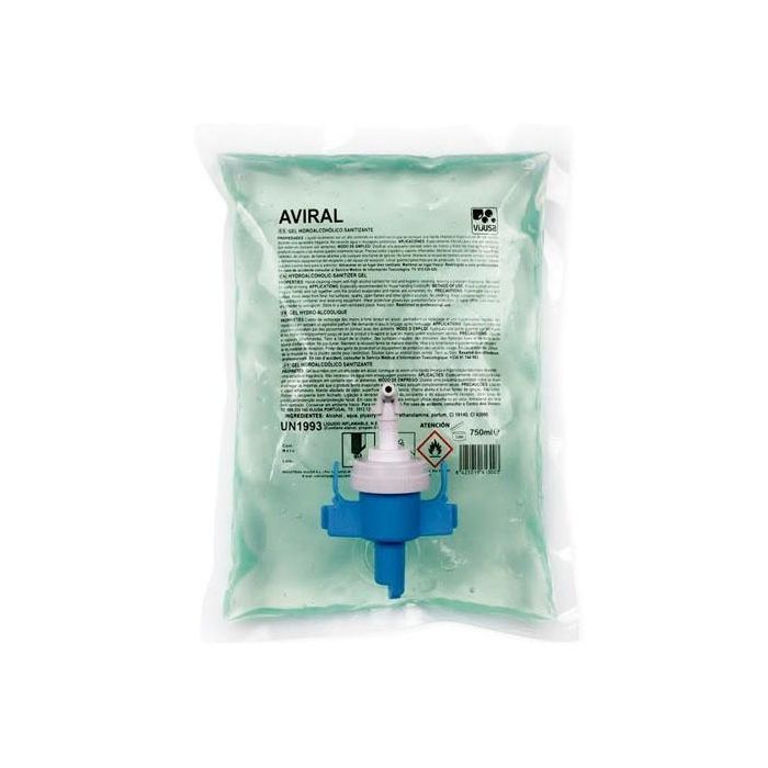 Recambio Gel Hidroalcohólico Sanitizante Para Dosificador Manual Bag 750 mL -6 Cargas- Recambio Gel Hidroalcohólico Sanitizante Para Dosificador Manual Bag 750 mL -6 Cargas-