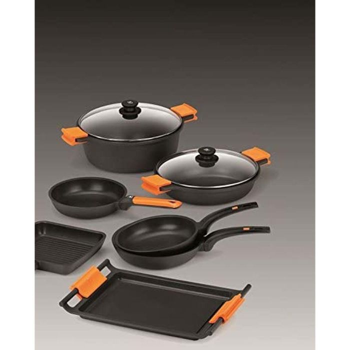 Sartén Wok BRA Sartén Efficient Negro Aluminio Ø 24 cm 12