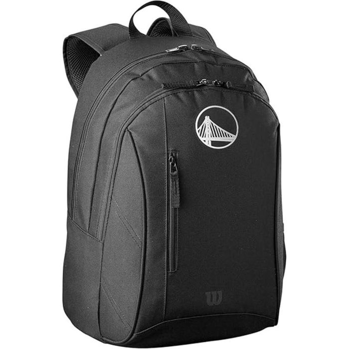 Mochila Casual Wilson NBA Team Backpack Negro Dorado Deportivo 4