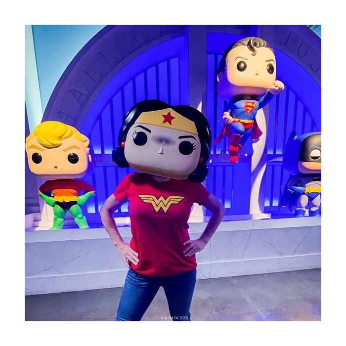 Disfraz funko wb wonder woman media mascara t.+8 años 1 Disfraz funko wb wonder woman media mascara t.+8 años 1