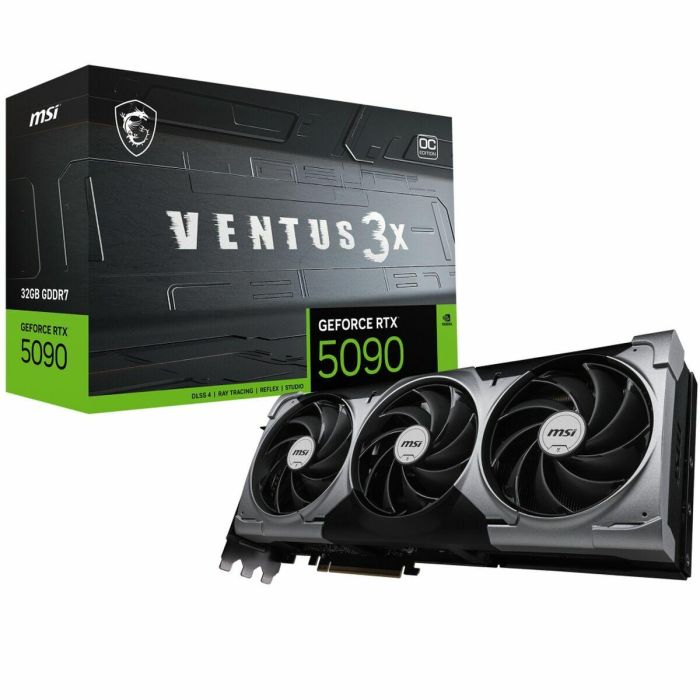 MSI MSI4711377301633 Tarjeta Gráfica VENTUS GEFORCE RTX 5090 32G 3X OC NVIDIA 32 GB GDDR7 37