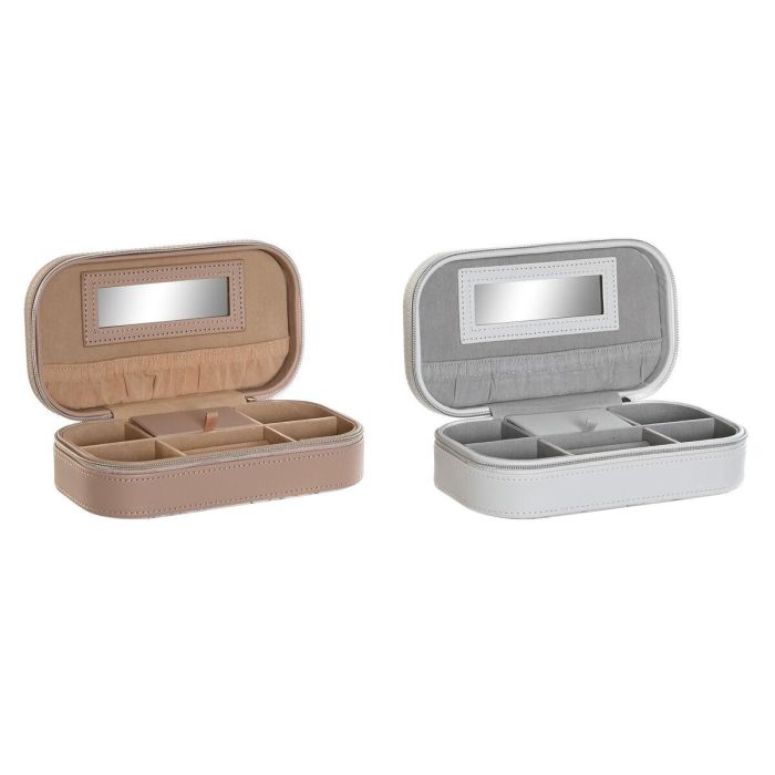 Joyero Tradicional DKD Home Decor Rosa Palo Gris 10 x 5 x 18.5 cm (2 Unidades) 1 Joyero Tradicional DKD Home Decor Rosa Palo Gris 10 x 5 x 18.5 cm (2 Unidades) 1
