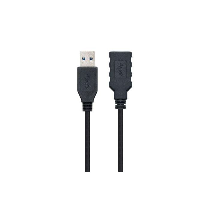 Cable USB 3.0 A a USB A NANOCABLE 10.01.0902BK 2 m Negro 1 Cable USB 3.0 A a USB A NANOCABLE 10.01.0902BK 2 m Negro 1
