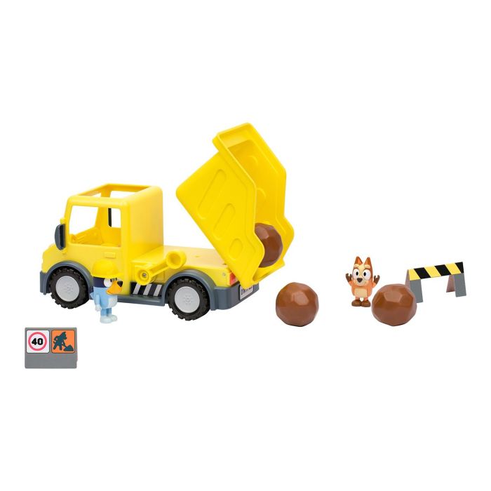 MOOSE 17673 Camión Volquete Bluey con figuras exclusivas de Bluey y Bingo, función de carga y descarga, +3 años 1 MOOSE 17673 Camión Volquete Bluey con figuras exclusivas de Bluey y Bingo, función de carga y descarga, +3 años 1