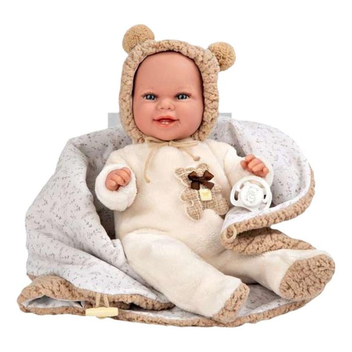 Muñeca elegance babyto marron c/ manta (muñeco de peso) 35 cm cuerpo blando 1 Muñeca elegance babyto marron c/ manta (muñeco de peso) 35 cm cuerpo blando 1