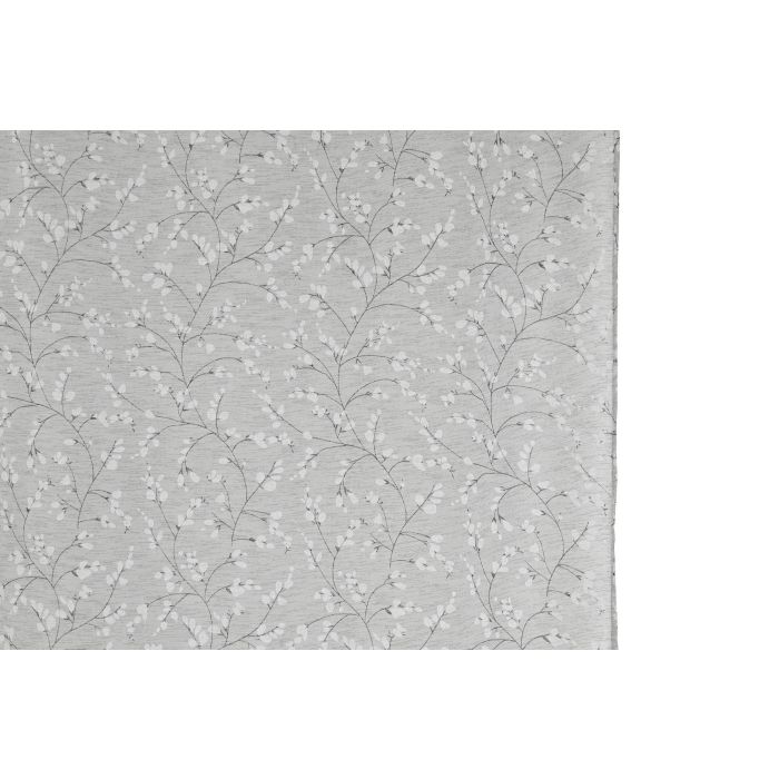 Cortina Romantico DKD Home Decor Gris Claro 260 x 140 cm 2