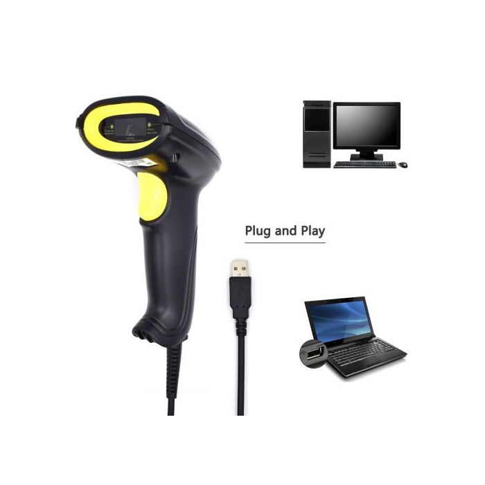 Lector Código de Barras con Soporte Ewent EW3400 LED USB 3 Lector Código de Barras con Soporte Ewent EW3400 LED USB 3