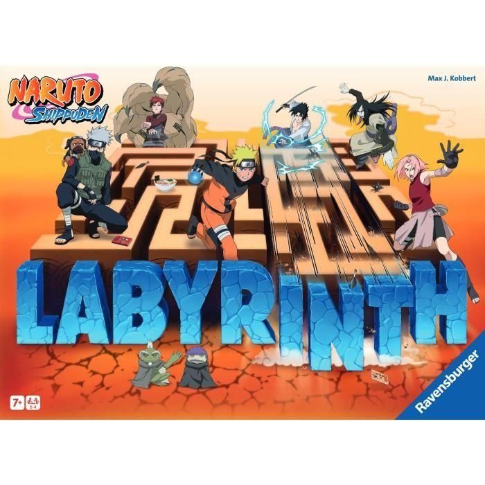 Naruto Labyrinth - juegos de mesa - Naruto Shippuden - Edad 7 - Ravensburger