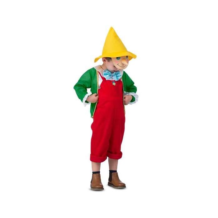 Disfraz pinocho (gorro, careta, chaqueta y peto) talla 5-6 años 4