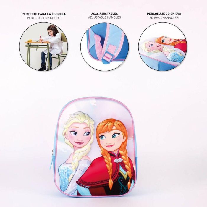 Mochila infantil 3D frozen 2