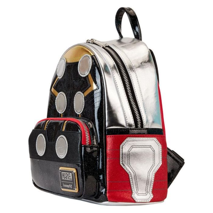 Mochila Metallic Thor Marvel Loungefly 26cm 1