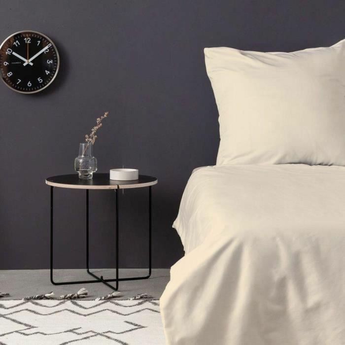Juego de cama ASI8684282601494 - 1 funda nórdica 220x240 cm + 2 fundas de almohada 60x60 cm - 100% algodón satén Crema 4 Juego de cama ASI8684282601494 - 1 funda nórdica 220x240 cm + 2 fundas de almohada 60x60 cm - 100% algodón satén Crema 4