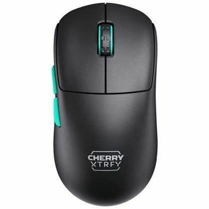 Cherry XTRFY M68 Wireless Ratón Inalámbrico Negro Turquesa 26000 DPI RF 2.4 GHz USB Tipo C 2