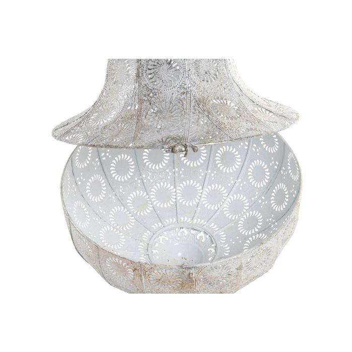 Lampara Techo Arabe DKD Home Decor Blanco 55 x 34 cm 1