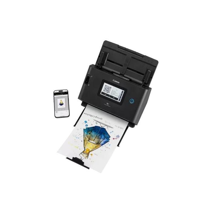 Canon imageFORMULA DR-S350NW Escáner ADF Negro, 600x600 DPI, 50 ppm, Wi-Fi, Ethernet 2