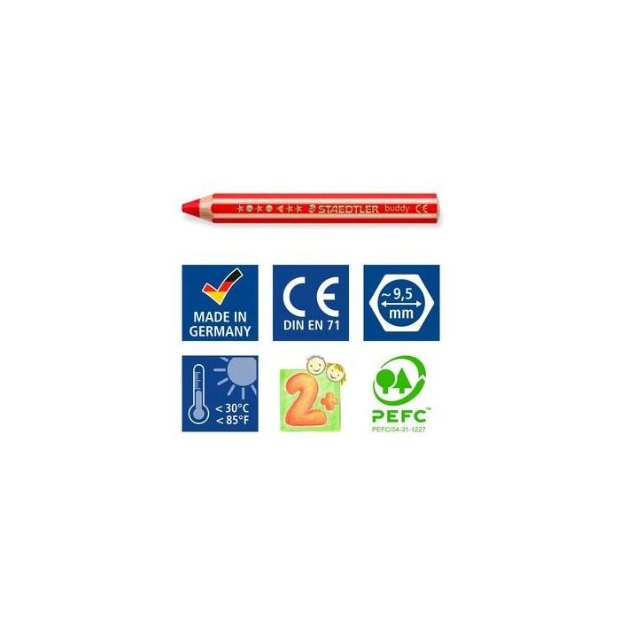 STAEDTLER Buntstift Noris junio 6ST 6 STAEDTLER Buntstift Noris junio 6ST 6