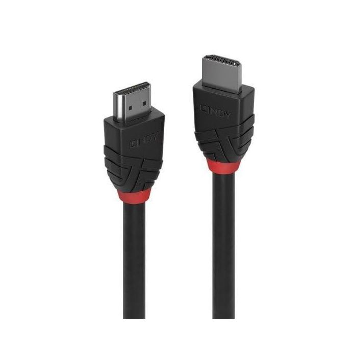 Lindy 2m 8K60Hz HDMI Cable, Black Line Lindy 2m 8K60Hz HDMI Cable, Black Line