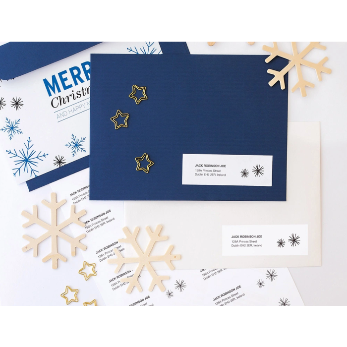 Q-connect KF01585 Etiqueta Adhesiva 99,1x38,1 mm para Fotocopiadora Láser Ink-jet, Caja 100 Hojas DIN A4, 14 Etiquetas/Hoja 4