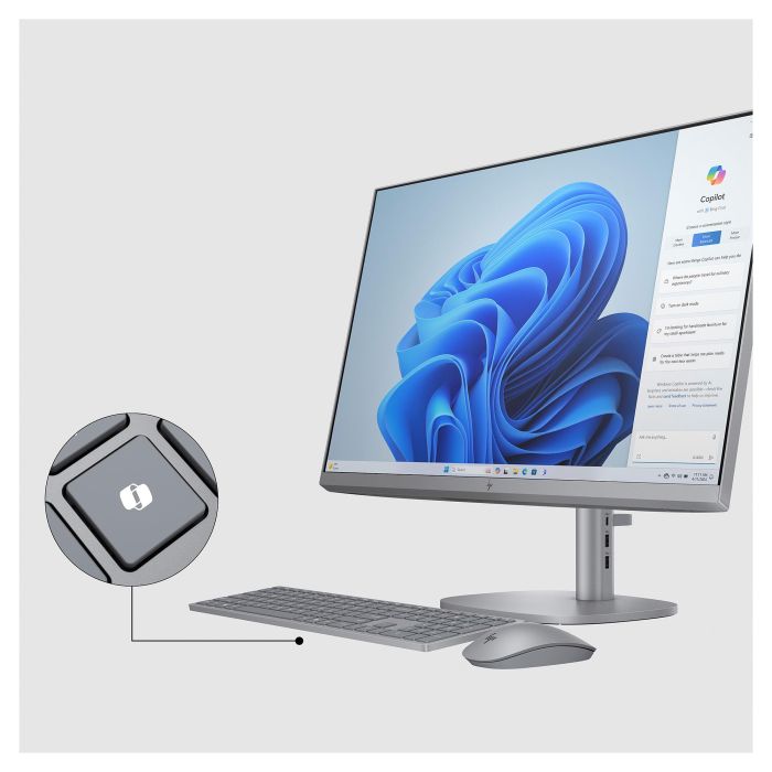 HP OmniStudio X All-in-One 32-c0073ng (Plata) Windows 11 Home 64-Bit 9