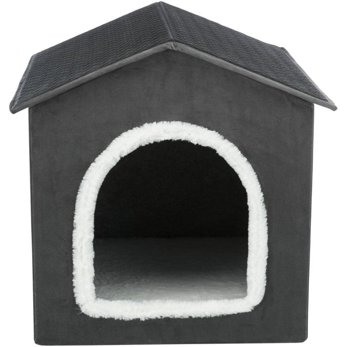 Trixie 4057589379122 Refugio para mascotas Livia 50 x 50 x 54 cm Gris oscuro / Blanco 6