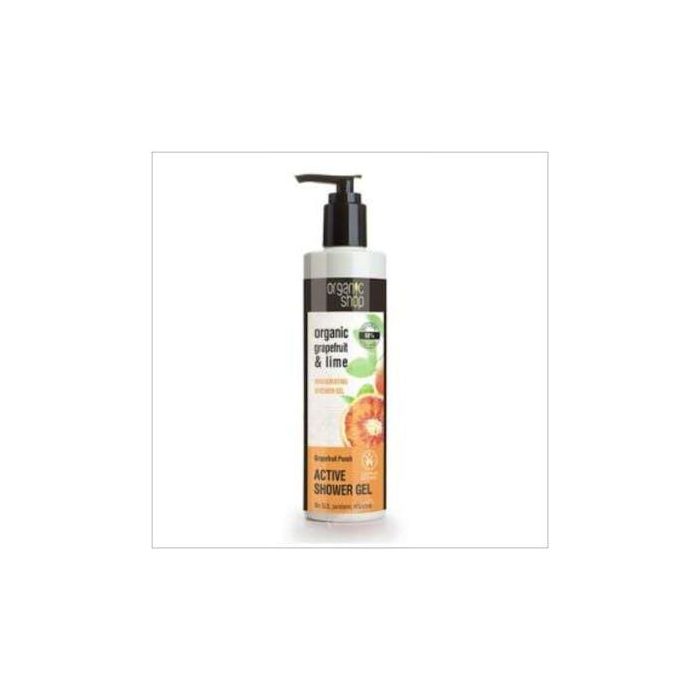 ORGANIC SHOP Gel de Ducha Vigorizante con Pomelo y Lima Orgánicos 280ml