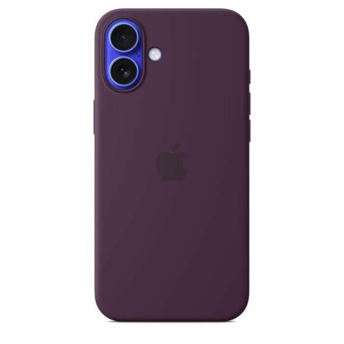 Apple Funda de Silicona MagSafe para iPhone 16 Plus Ciruela 0 Apple Funda de Silicona MagSafe para iPhone 16 Plus Ciruela 0