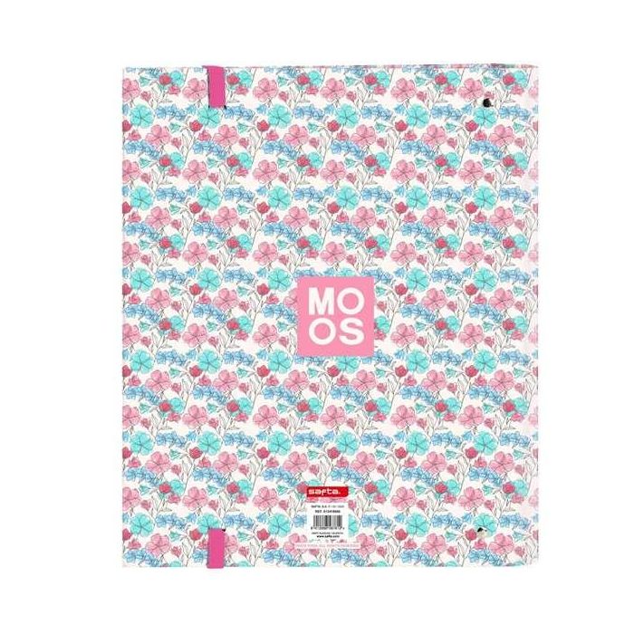 Safta Carpeta 4 Anillas 35mm Flores con Recambio 27x32x3,5 cm 1 Safta Carpeta 4 Anillas 35mm Flores con Recambio 27x32x3,5 cm 1