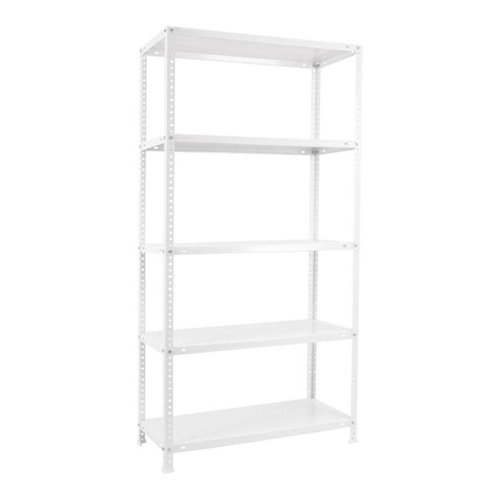 Simon Rack Kit Estantería Metálica Comfort 5/400 Blanco 5 Estantes 100kg por Nivel 900x400x1800mm Calidad Europea 0 Simon Rack Kit Estantería Metálica Comfort 5/400 Blanco 5 Estantes 100kg por Nivel 900x400x1800mm Calidad Europea 0