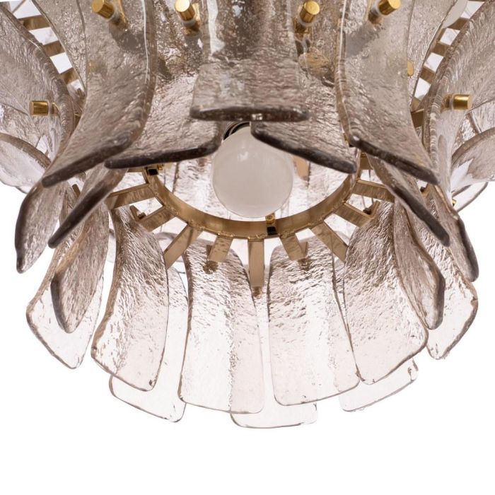 Lámpara Techo Gris Cristal Iluminación 53 X 53 X 76 cm