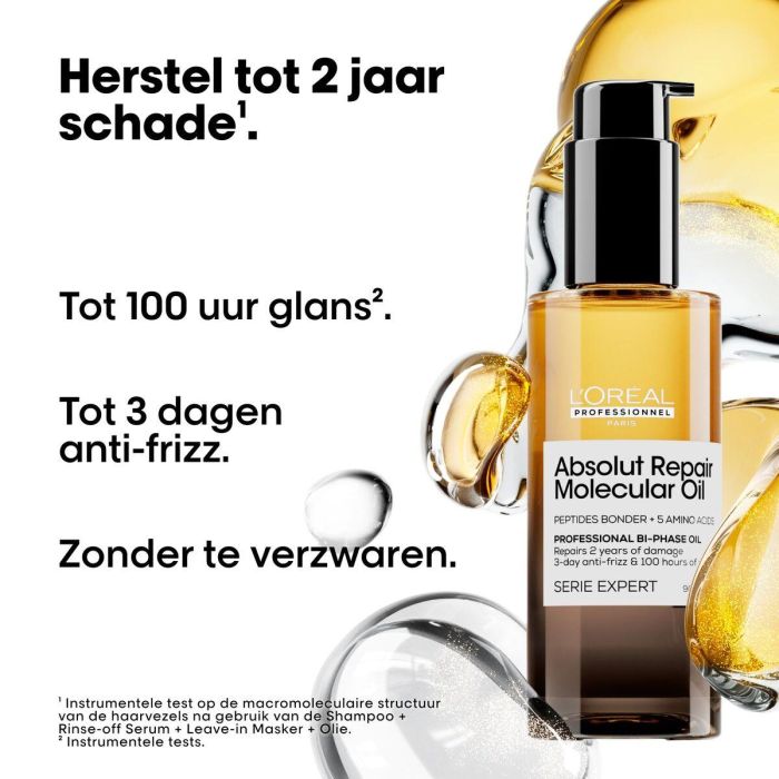Complemento Alimenticio L'Oreal Professionnel Paris ABSOLUT REPAIR MOLECULAR 90 ml 9