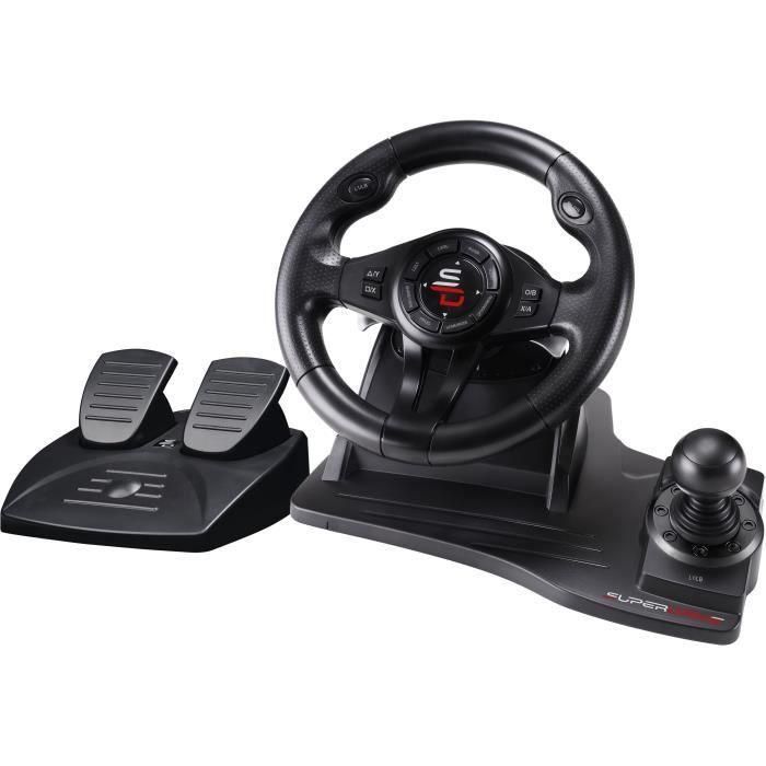 Subsonic SUB3701221702250 Volante de Carreras GS550 con Pedales, Palanca de Cambios, Vibraciones, Multiplataforma 0 Subsonic SUB3701221702250 Volante de Carreras GS550 con Pedales, Palanca de Cambios, Vibraciones, Multiplataforma 0