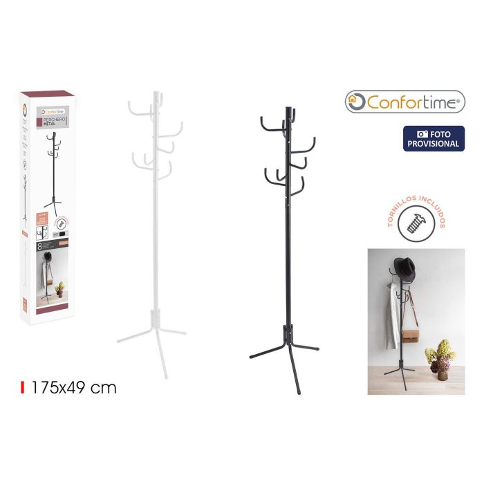 Perchero Metal 175X49Cm Confortime (6 Unidades) 0 Perchero Metal 175X49Cm Confortime (6 Unidades) 0