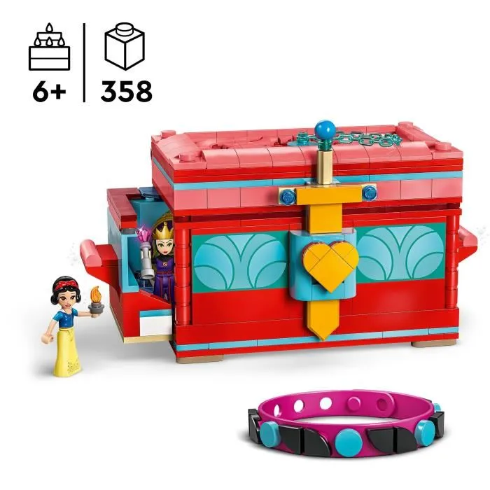 Lego Disney Princess 43276 Joyero de Blancanieves, juguete de construcción 1