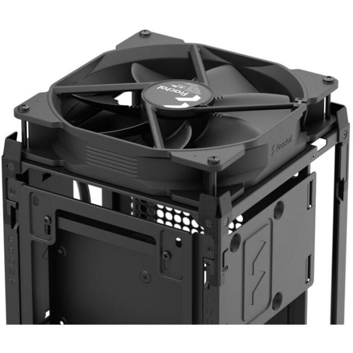 Fractal Design FRA7340172703938 - Caja PC Compacta Mood Black m-ITX con ventilador de 180mm y puerto USB 3.1 Tipo C 8