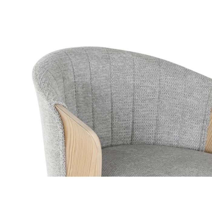 Taburete Scandi DKD Home Decor Gris 56 x 95 x 58 cm 2 Taburete Scandi DKD Home Decor Gris 56 x 95 x 58 cm 2